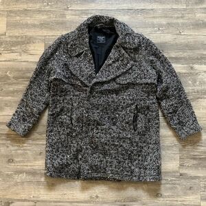 Y2K Abercrombie & Fitch Wool Tweed Blazer Jacket Size XL